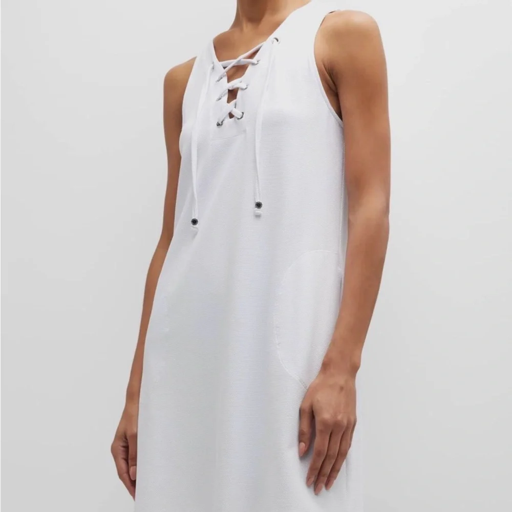 Tommy Bahama Island Cays Lace-Up Spa Dress - Picture 2 of 16
